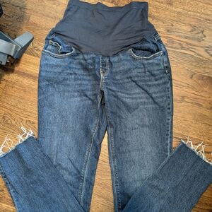 Old Navy High Rise Maternity Jeans - Dark Blue